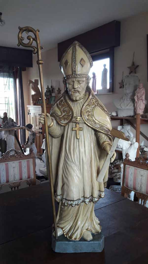 Restauration de la statue de St. Eloi de Courtrai